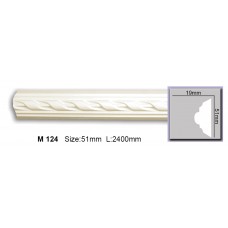 Гибкий молдинг из полиуретана M 124 (2.44м) Flexi*
